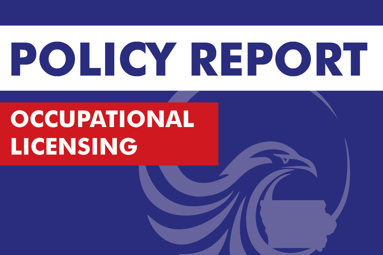 Occupational Licensing Policy Report