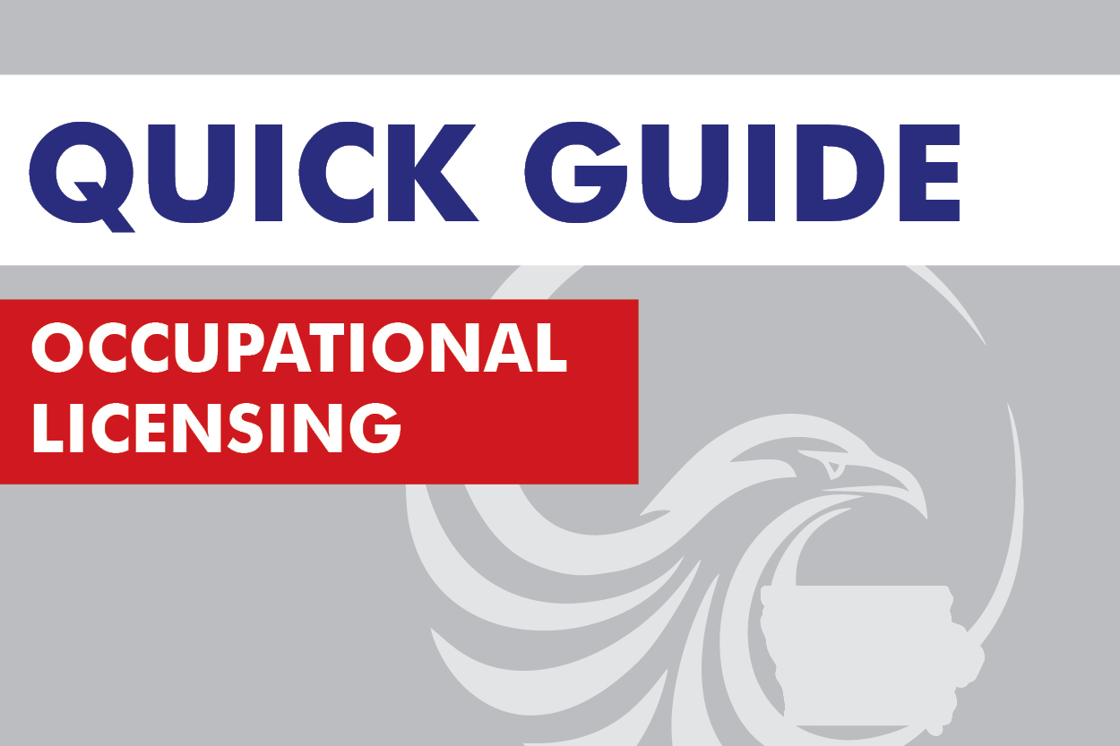 Occupational Licensing Quick Guide