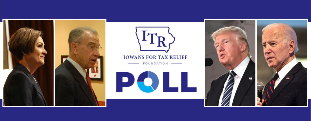 Iowa Voters Sour on Biden; Like Reynolds, Grassley, and Trump
